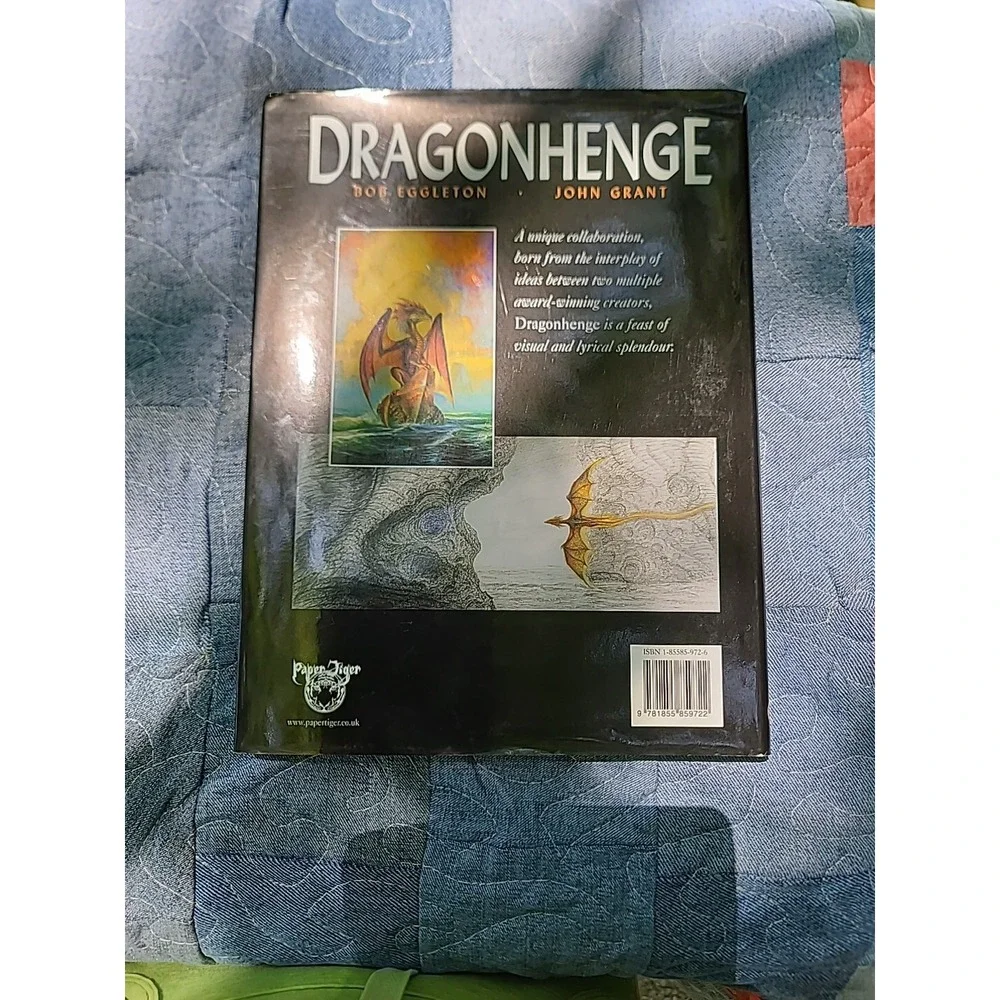 Dragonhenge Book by Bob Eggleton & John Grant Fantasy Medieval Magic Gift Legend